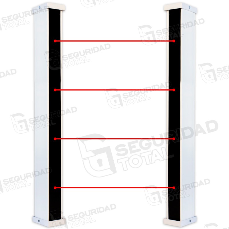 Cuádruple haz - 90 cm. 