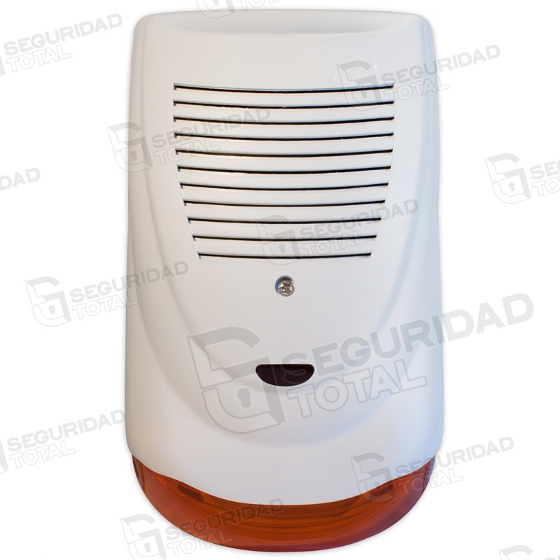 Sirena Alonso exterior MP-1000 universal para alarmas con luz