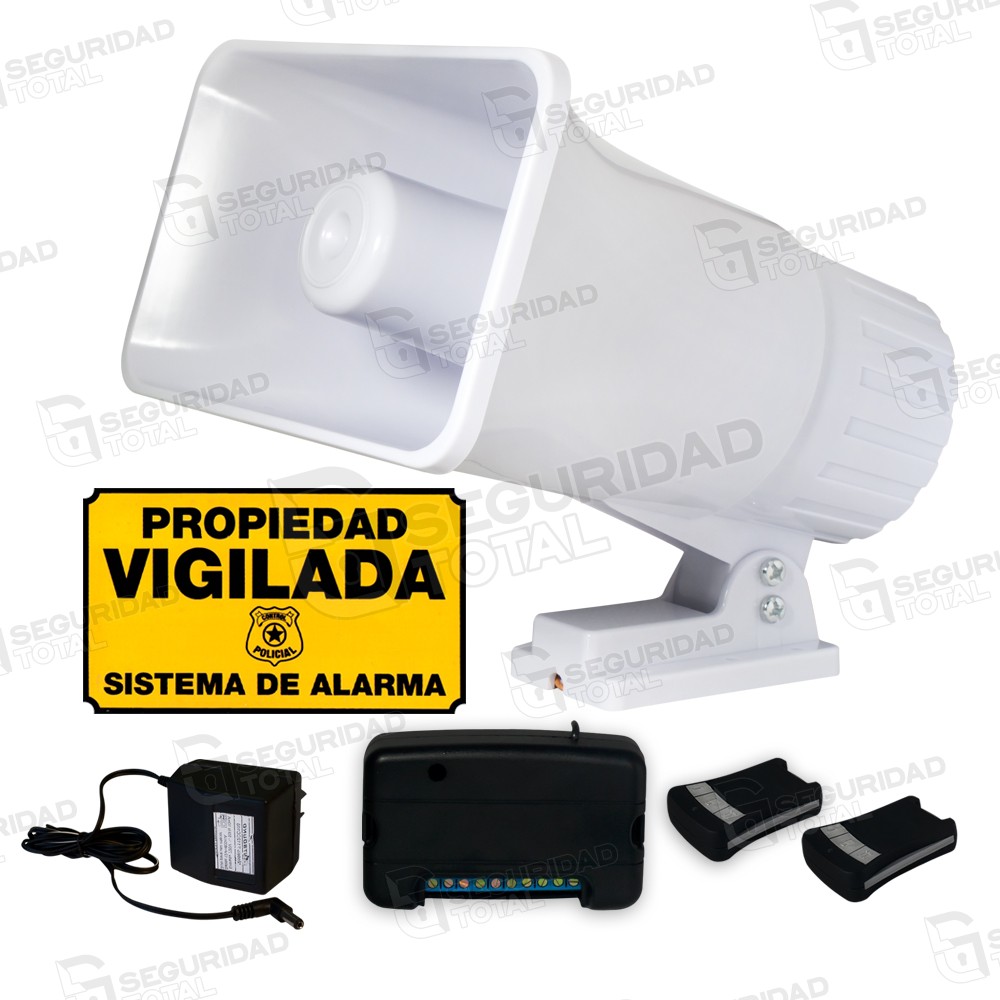 Kit Alarma Vecinal App Celular Wifi 20 Controles 1 Sirena Exterior Caja  Fuente